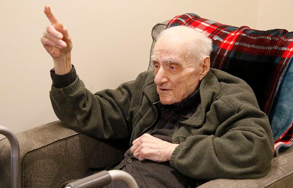 Sent to a German prison camp during WWII, Greek native Speros Karas would ask himself each day: "I wonder if I'm going to be alive the next day."
