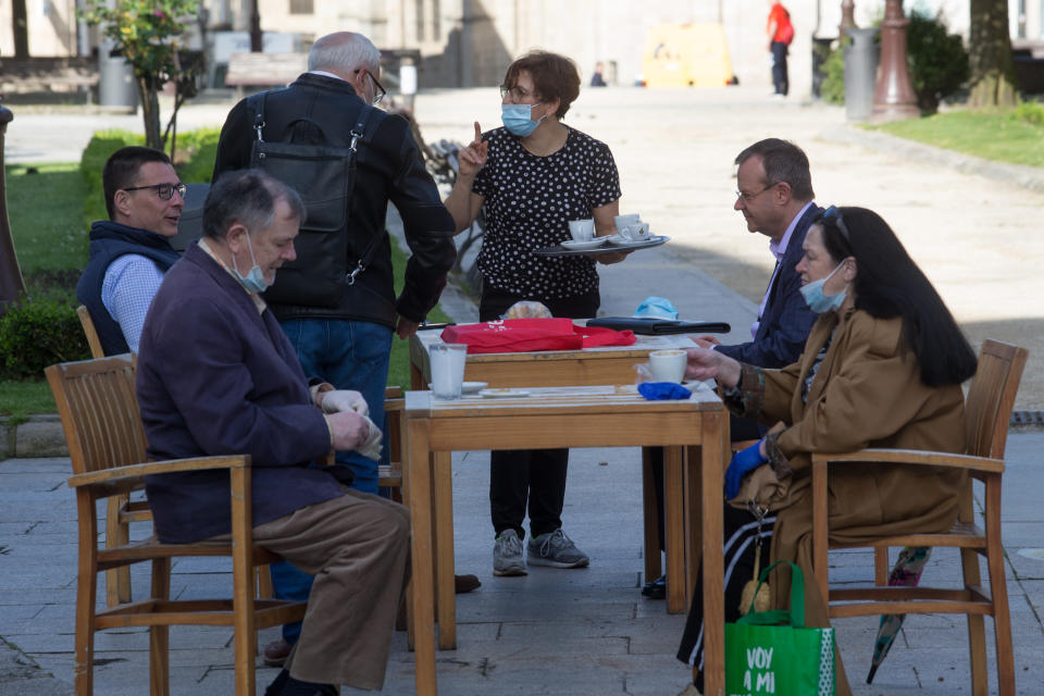 En varias provincias españolas han podido reabrir las terrazas (Photo by Europa Press News/Europa Press via Getty Images)