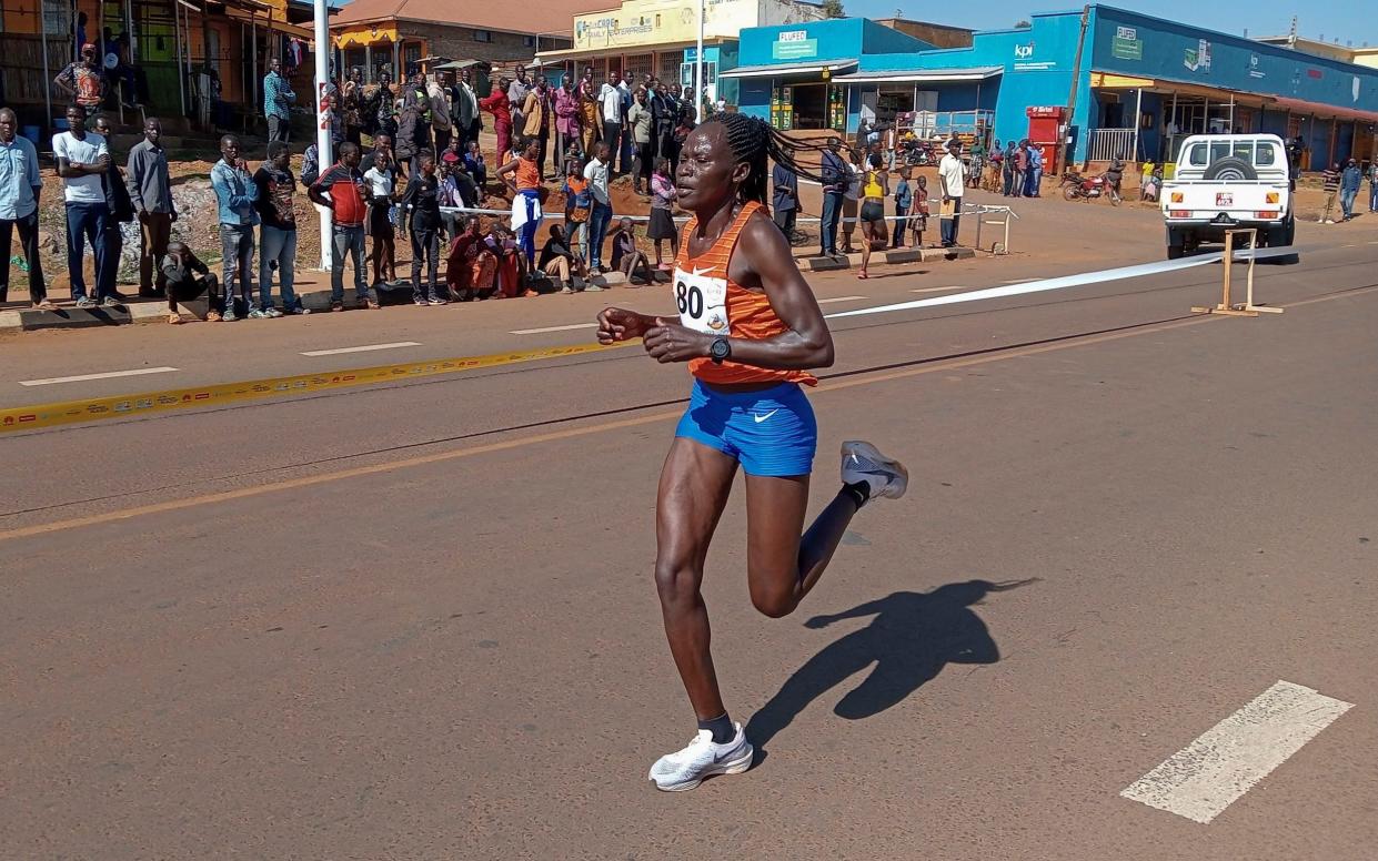 Cheptegei trained in Kenya but was born in and competed for Uganda