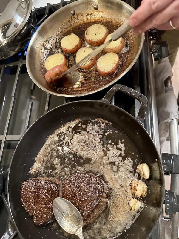 Steak and potatoes, Chef Luke style<p>Kelli Acciardo</p>