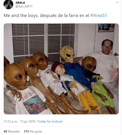 Los memes más graciosos y divertidos del asalto al Área 51