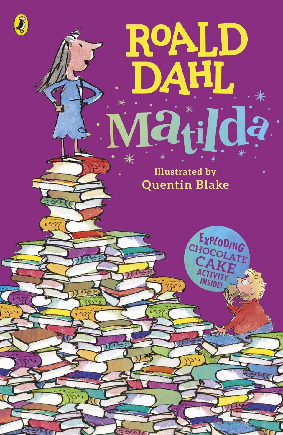 The cover of "Matilda" by Roald Dahl.