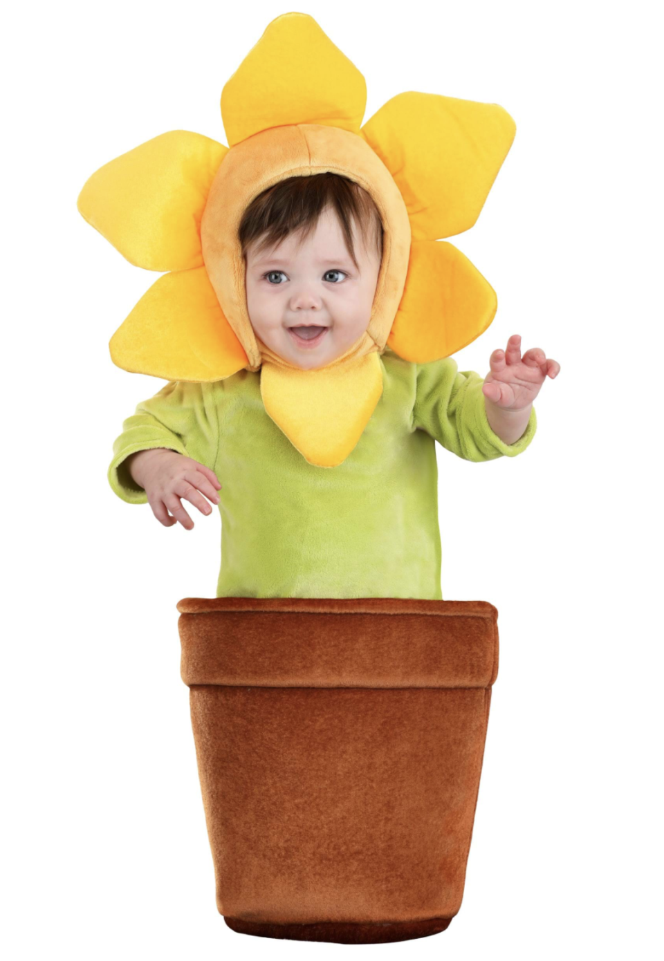 <p><a href="https://go.redirectingat.com?id=74968X1596630&url=https%3A%2F%2Fwww.halloweencostumes.com%2Finfant-flower-pot-bunting-costume.html&sref=https%3A%2F%2Fwww.thepioneerwoman.com%2Fholidays-celebrations%2Fg37037509%2Fbaby-halloween-costumes%2F" rel="nofollow noopener" target="_blank" data-ylk="slk:Shop Now;elm:context_link;itc:0;sec:content-canvas" class="link ">Shop Now</a></p><p>Sunflower Costume</p><p>halloweencostumes.com</p><p>$29.99</p><span class="copyright">HalloweenCostumes.com</span>