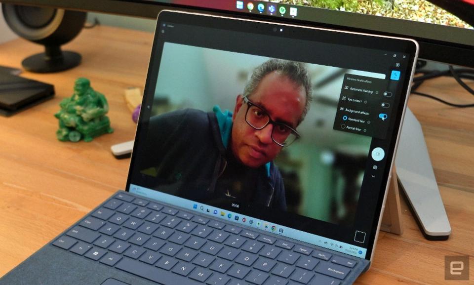 Chat de vídeo de Surface Pro 9 5G