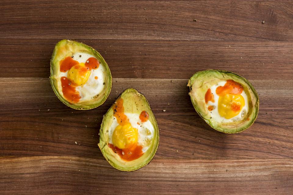 Baked Egg Avocado Boats