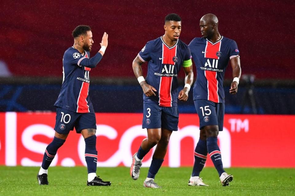 PSG celebrate equaliserAFP via Getty Images