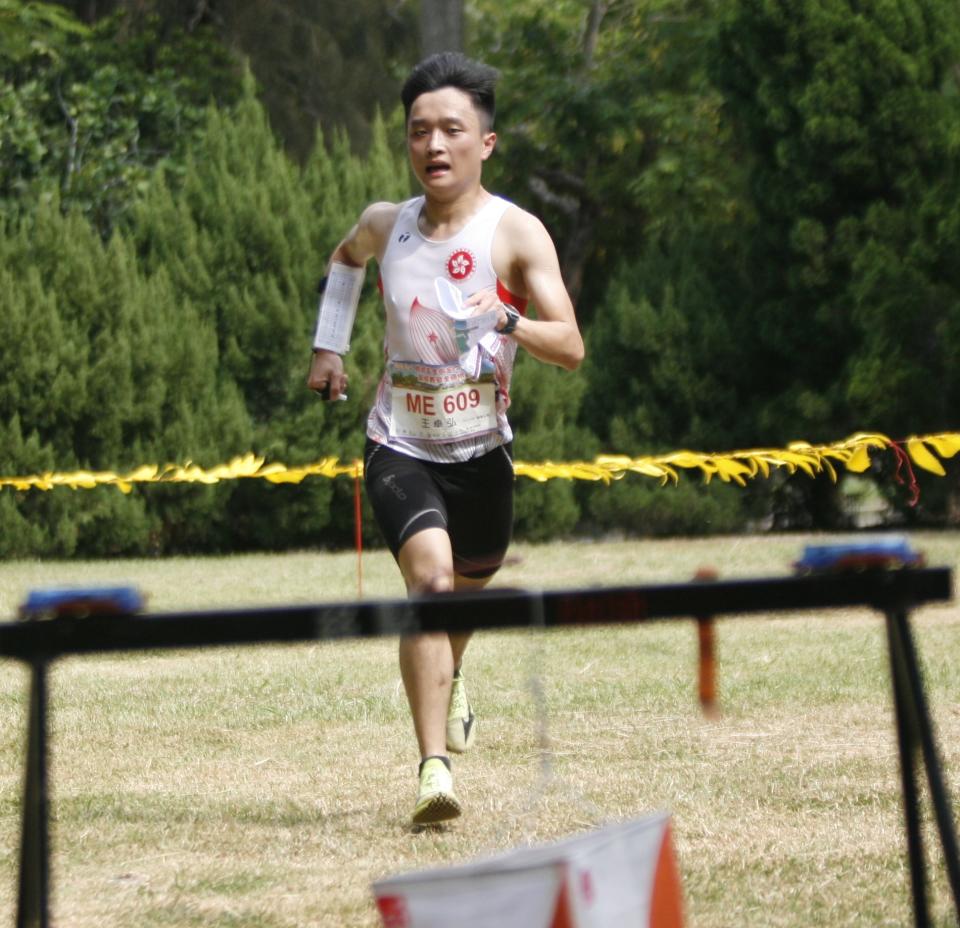 香港的王卓弘參賽拿下男子菁英組亞軍。（大會提供）