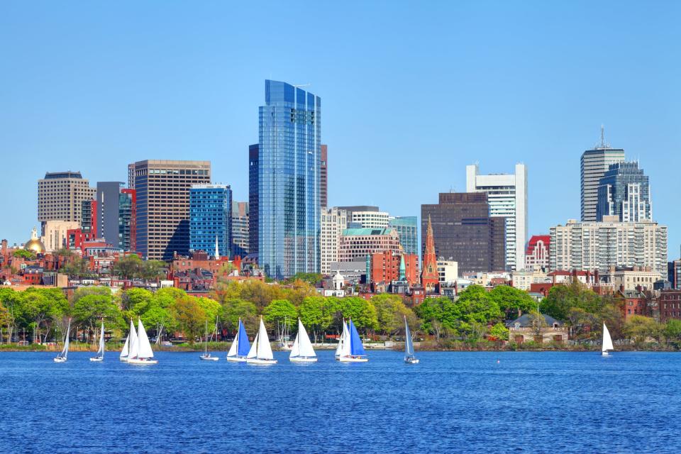 Charles River in Boston, MA