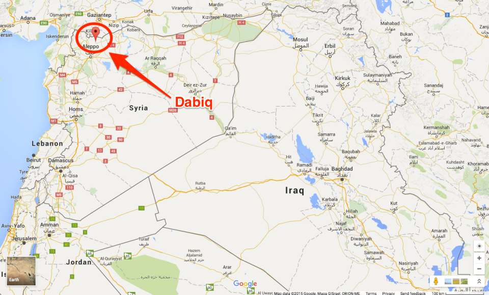 Dabiq map Syria