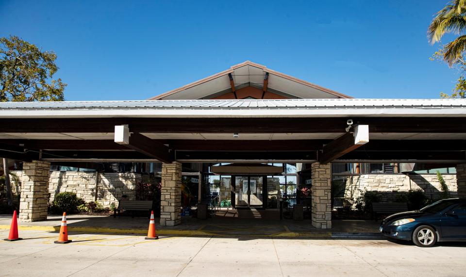 Scenes of the Cape Coral Yacht Club on Thursday, Feb. 10, 2022. The club including the beach is closing for two years to accommodate a renovation and extension of the beach. 