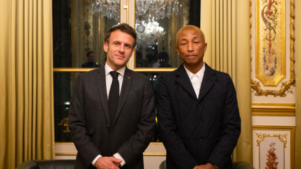 Que faisait Pharell Williams à l’Élysée le 24 janvier ?