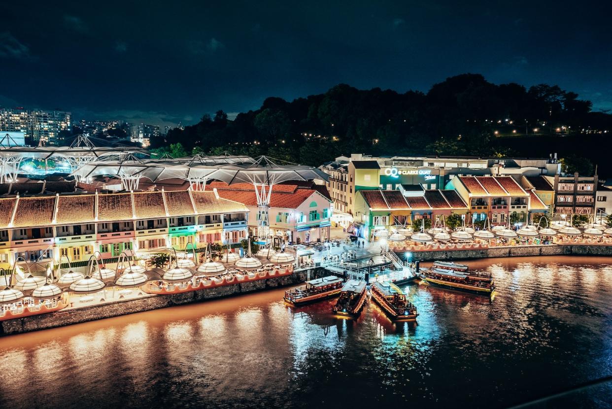 CQ @ Clarke Quay at night (Photo: CQ @ Clarke Quay) 