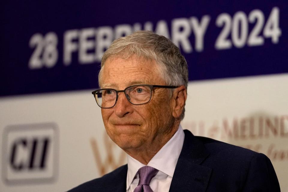 Bill Gates, 68, surprised a group of poker player in a Wyoming mining town  when he joined them for a game of Texas hold ‘em (Copyright 2024 The Associated Press. All rights reserved.)