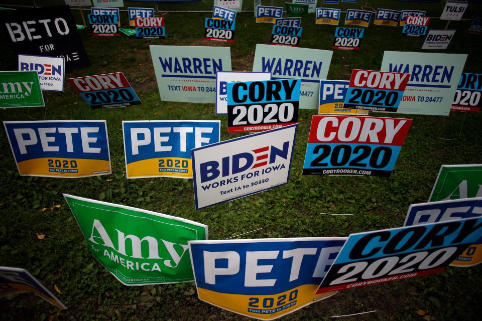 Seventeen Democratic candidates attended the Polk County Steak Fry on Sept. 21, 2019 in Des Moines, Iowa.