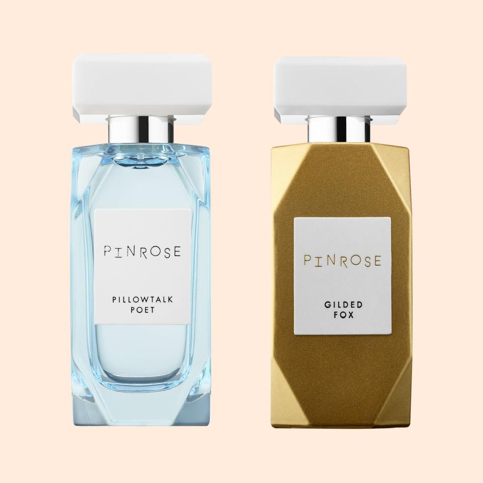 Pinrose Pillowtalk Poet and 
 Gilded Fox eau de parfums