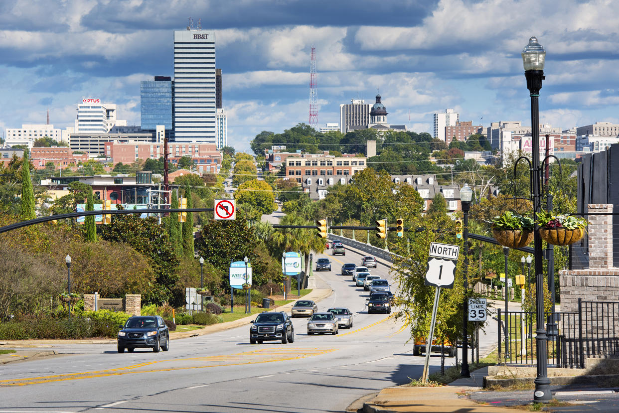 South Carolina's capital city of Columbia. (Getty Images)