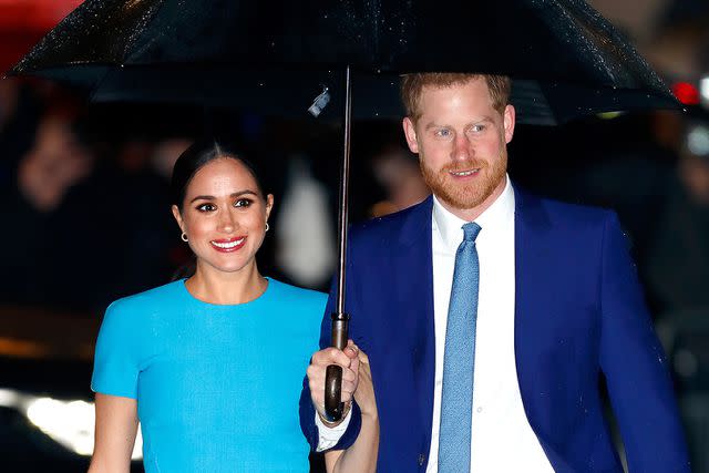 <p>Max Mumby/Indigo/Getty Images</p> Prince Harry and Meghan Markle in March 2020.
