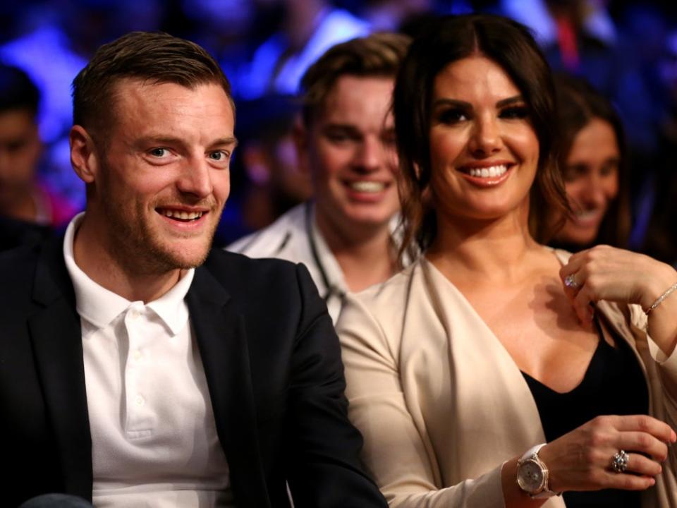 Rebekah Vardy with her husband Jamie (Jan Kruger/Getty Images)