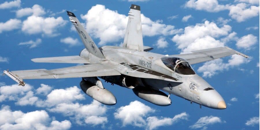 McDonnell Douglas F/A-18 Hornet fighter