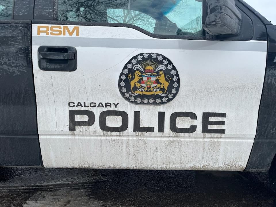 Calgary police were dispatched to a home in the 300 block of Prestwick Terrace S.E. at about 8:25 a.m. Monday. (David Bell/CBC - image credit)