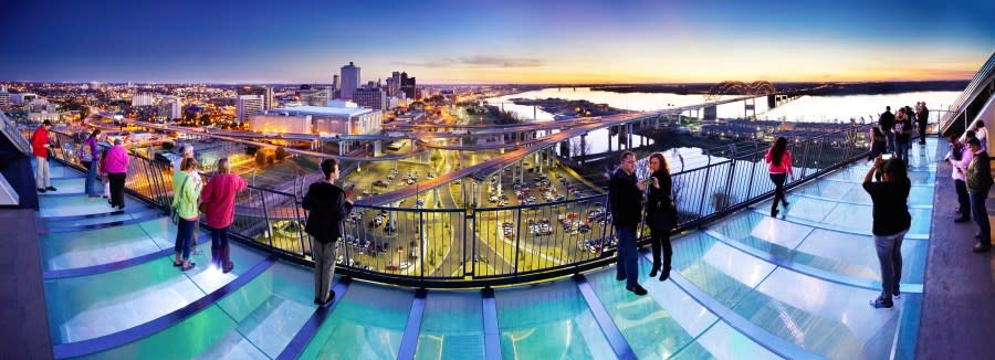 The Lookout observation deck atop the Pyramid (Courtesy of Bass Pro Shops)