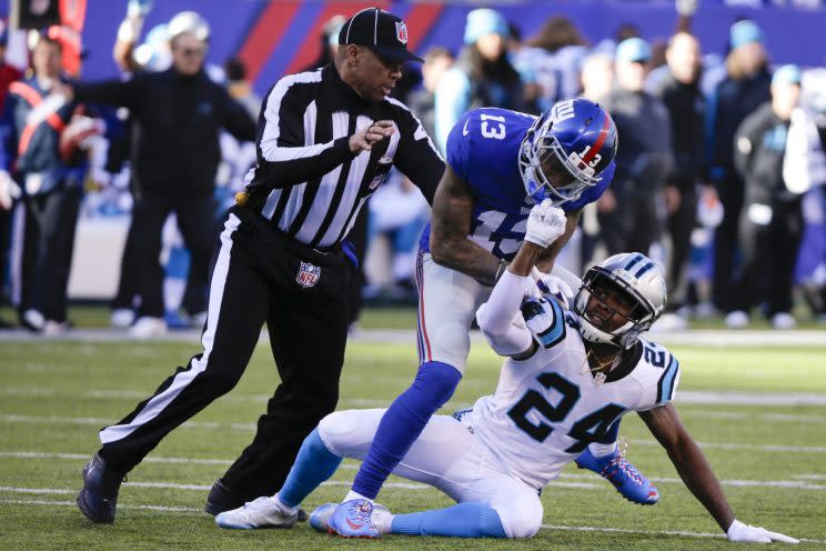 It appears Odell Beckham's rivalry with Josh Norman will continue into 2016 (AP)