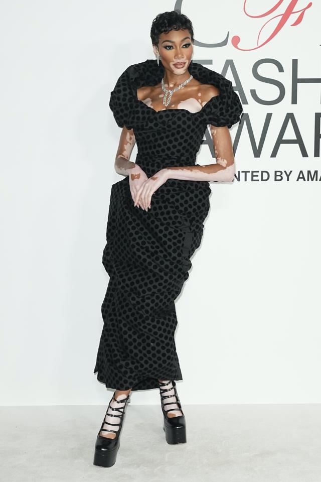 Celebrities at the Swarovski x SKIMS Celebration - Red Carpet Fashion Awards