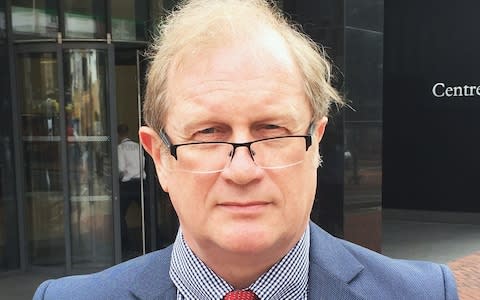 Dr David Mackereth, pictured outside the employment tribunal building in Birmingham - Credit: Matthew Cooper/PA&nbsp;