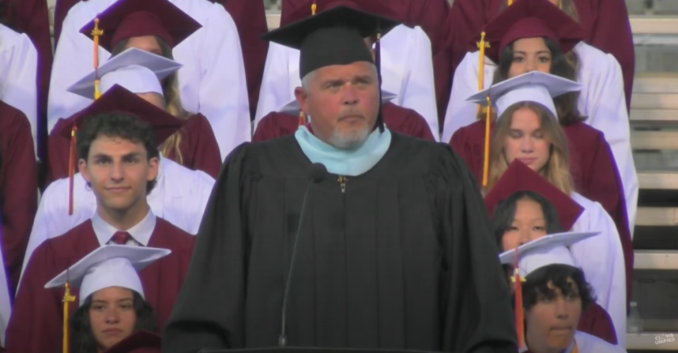 Clovis West High School’s deputy principal, Jason James, conducted the Class of 2024’s graduation ceremony on Wednesday, June 5, instead of the school’s principal, Eric Swain. The day after graduation, Clovis Unified School District confirmed that Swain “requested” to step down from being the school’s principal - but remains a district employee - and staff was notified on Thursday, June 6.