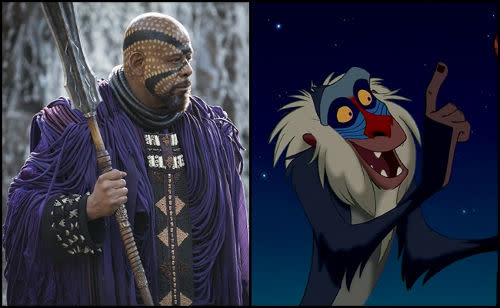 Spoiler alert! Characters found in the two movies share some striking similarities