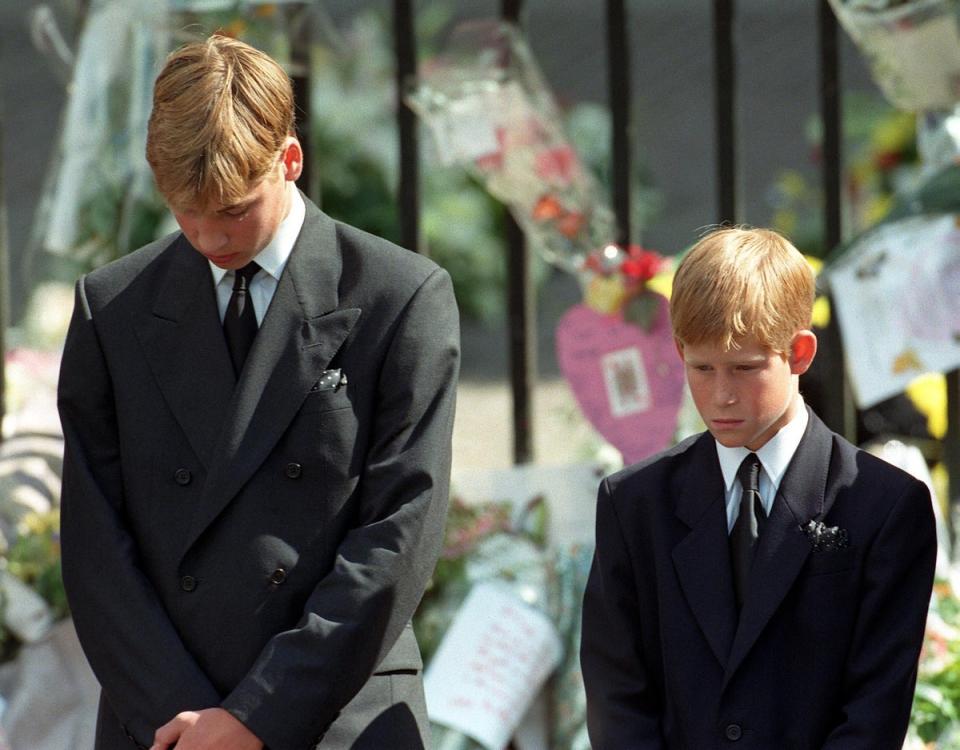 Prince Harry in the wake of his mother’s death: “There was this weight on my chest that I felt for so many years that I was never able to cry.” (PA)