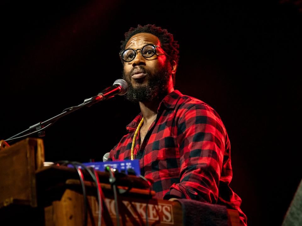 Cory Henry performs at Fabrique Club on October 25, 2023 in Milan, Italy.