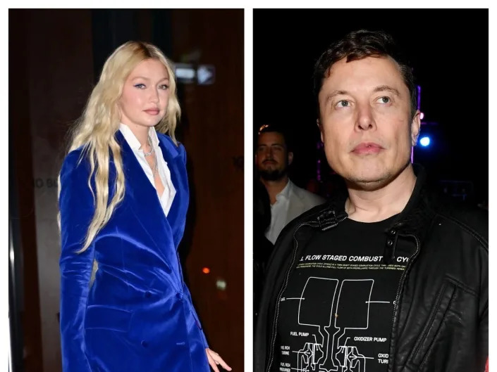 Elon Musk and Gigi Hadid