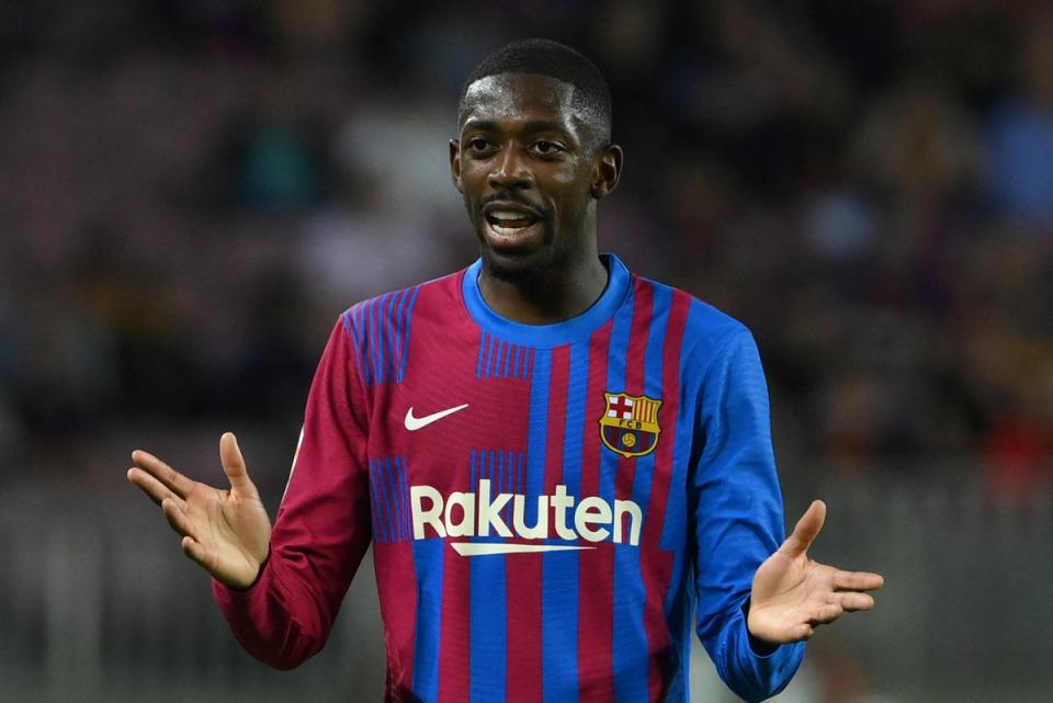 Pole position: Chelsea are said to be leading the race for Ousmane Dembele (AFP via Getty Images)