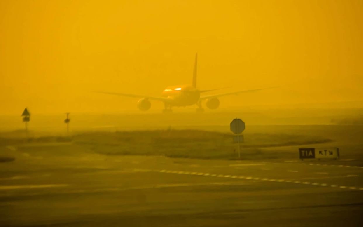 Summer flights into Delhi, India, ingested an average of 6.6g per arrival in the run-up to monsoon seaso