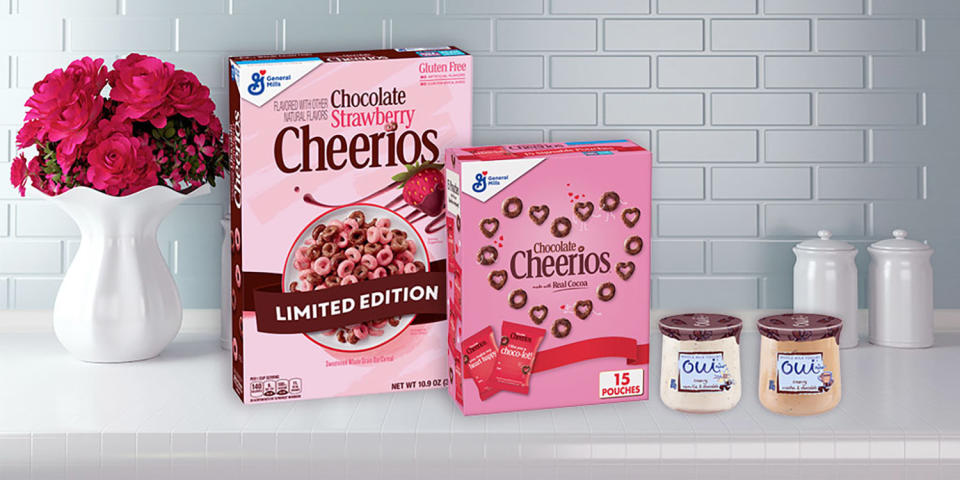 Oui: Chocolate Shavings Yogurt & Chocolate Strawberry Cheerios