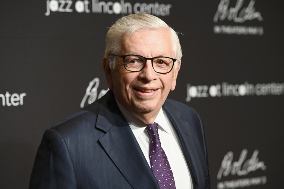 Former NBA commissioner David Stern was memorialized at Manhattan's Radio City Music Hall on Tuesday. (Noam Galai/Getty Images for Jazz At Lincoln Center)