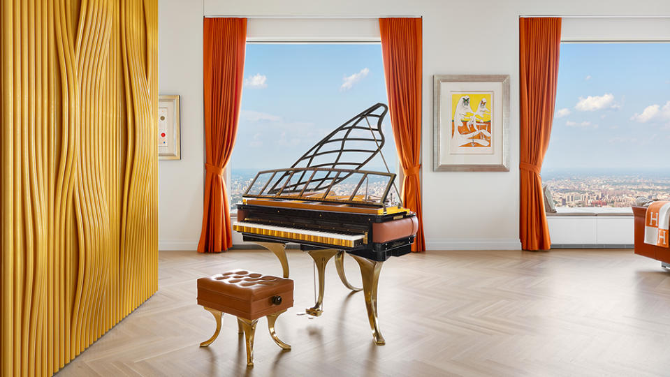 The custom piano - Credit: Photo: Donna Dotan