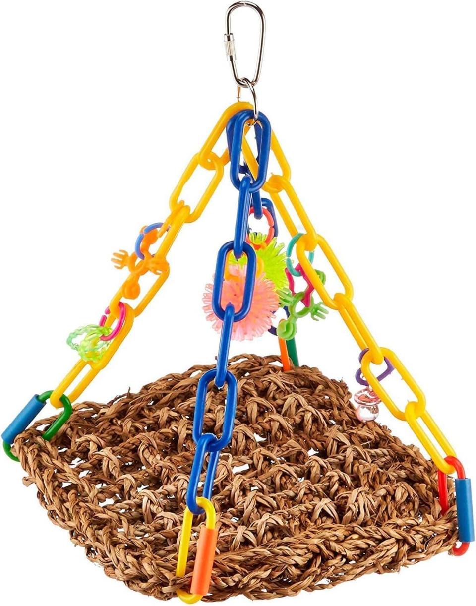 Super Bird Creations Mini Flying Trapeze Toy for Birds. (Photo: Amazon SG)