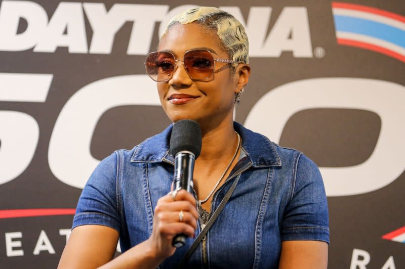 Tiffany Haddish is the honorary starter for the 65th Annual Daytona 500 at the Daytona International Speedway on February 19. File Photo by Mike Gentry/UPI