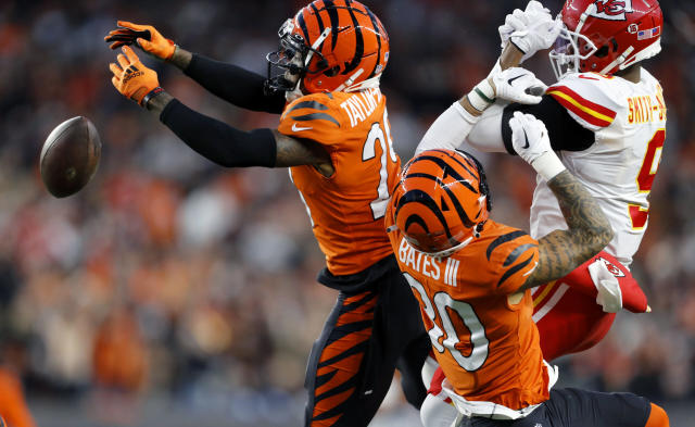 NFL fines Bengals S Jessie Bates for allegedly faking injury vs. Chiefs