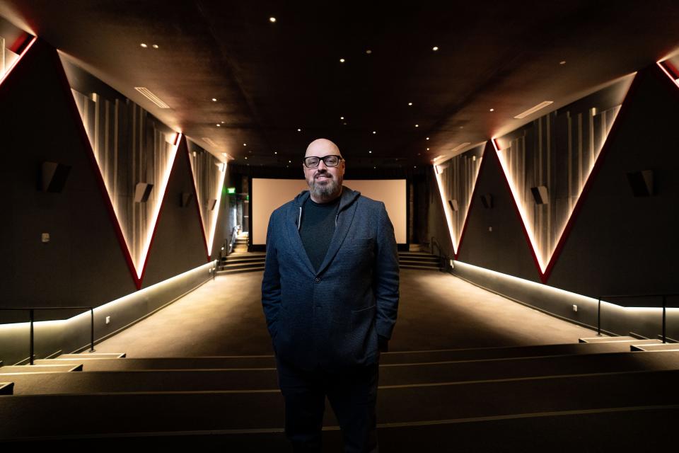 Ben Godar, director of the Des Moines Film Society, the nonprofit renovating the historic Varsity Cinema, is ready to reveal the renovations to the public.