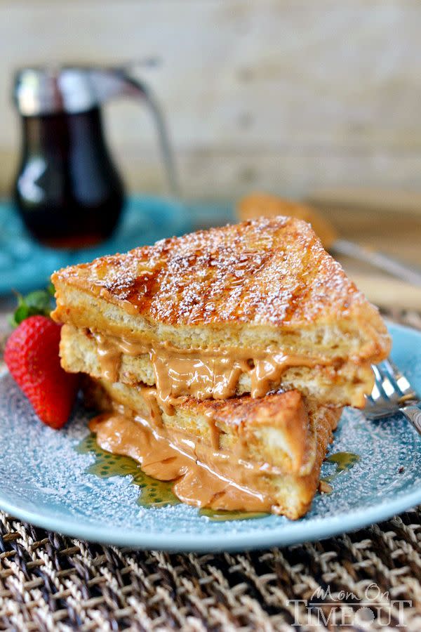 Peanut Butter Stuffed French Toast