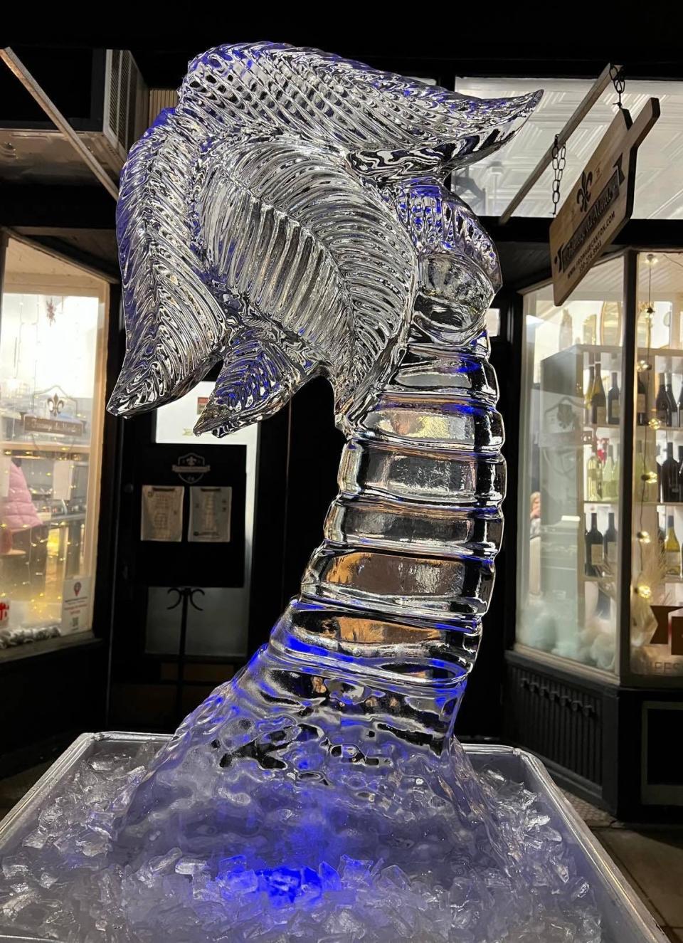 January's ice-sculpture themed First Friday event in downtown Canton was planned and coordinated by the Downtown Canton Partnership. The group now oversees the monthly event instead of ArtsinStark.