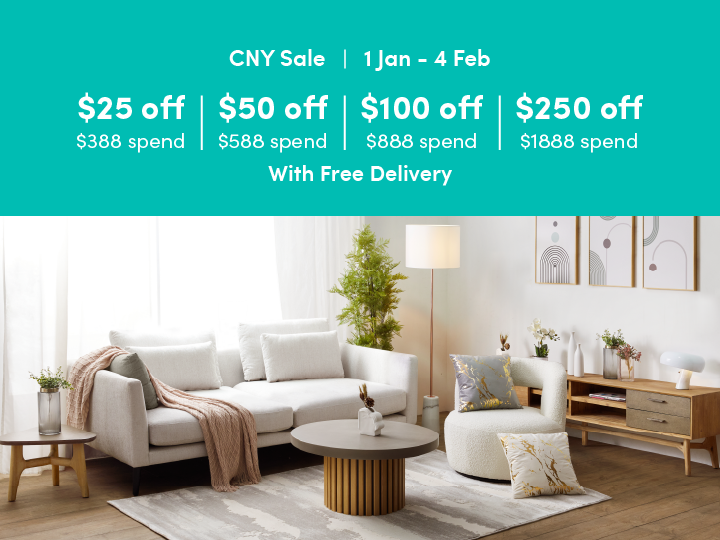 Up to $250 off with HipVan's CNY sale