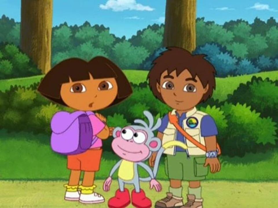 10) Dora the Explorer and Diego