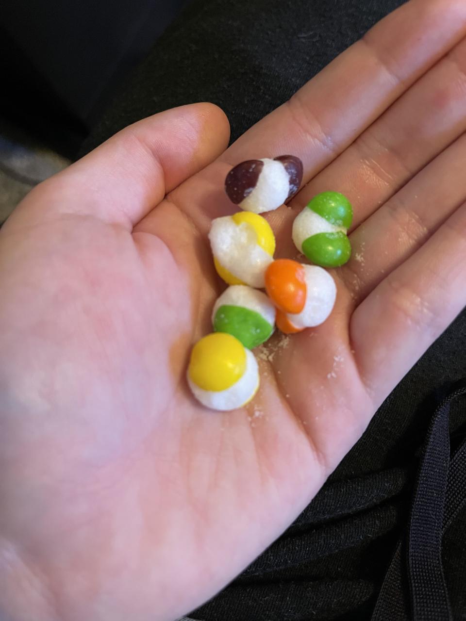 Freeze-dried Skittles