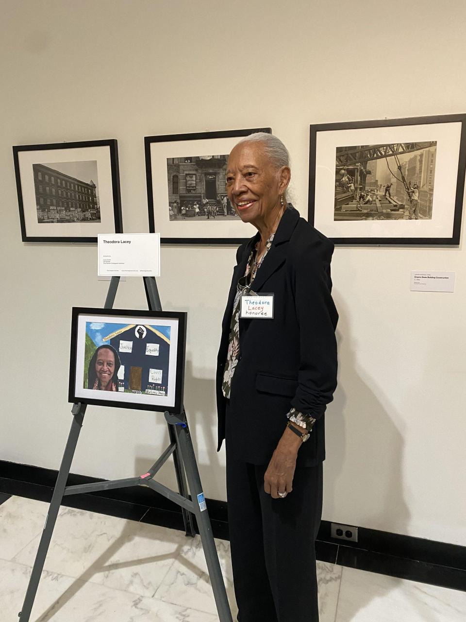 Teaneck resident and civic activist Theodora Lacey receives the Clara Lemlich Award from the Museum of the City of New York for her decades of civic activism on racial and social injustice.