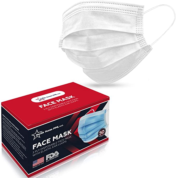 face masks made in USA north texas ppe
