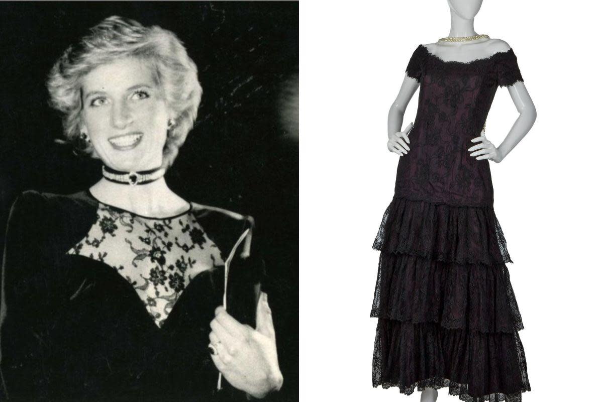 Clothes worn by Diana Princess of Wales made millions at auction this week <i>(Image: SWNS)</i>